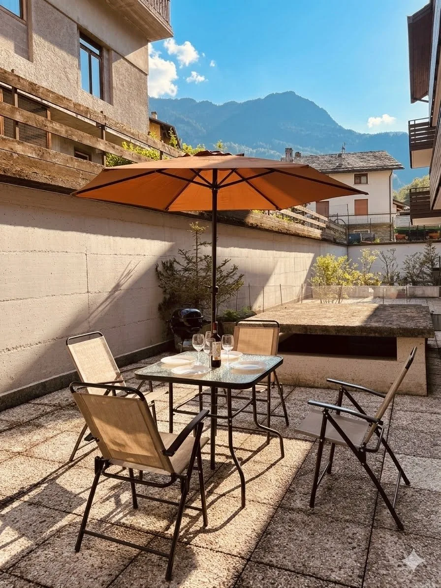 Terrazzo privato Dolce Vetta Valmalenco