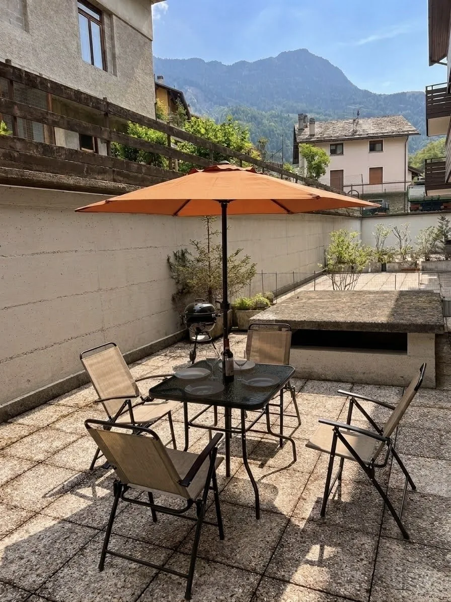 Terrazzo privato con vista